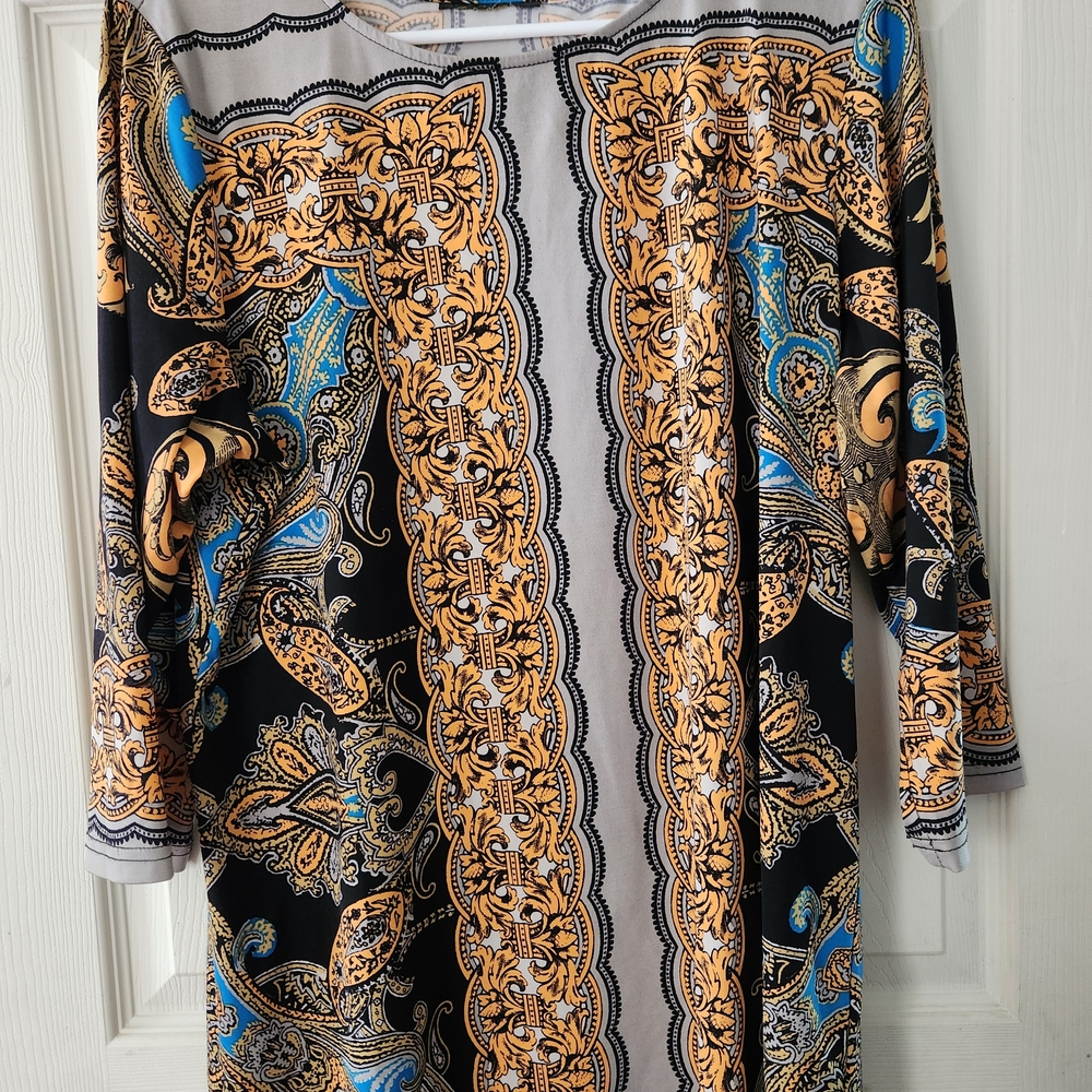 Elegant Multicolor Paisley Blouse